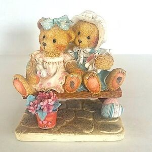 Enesco Cherished Teddies Tracie & Nicole “Side by Side with Friends” 1992